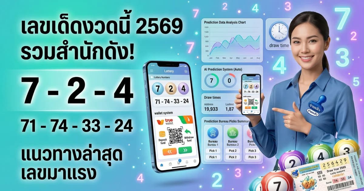 เลขเด็ดหวยรัฐบาล งวดล่าสุด แนวทางจากสำนักดัง